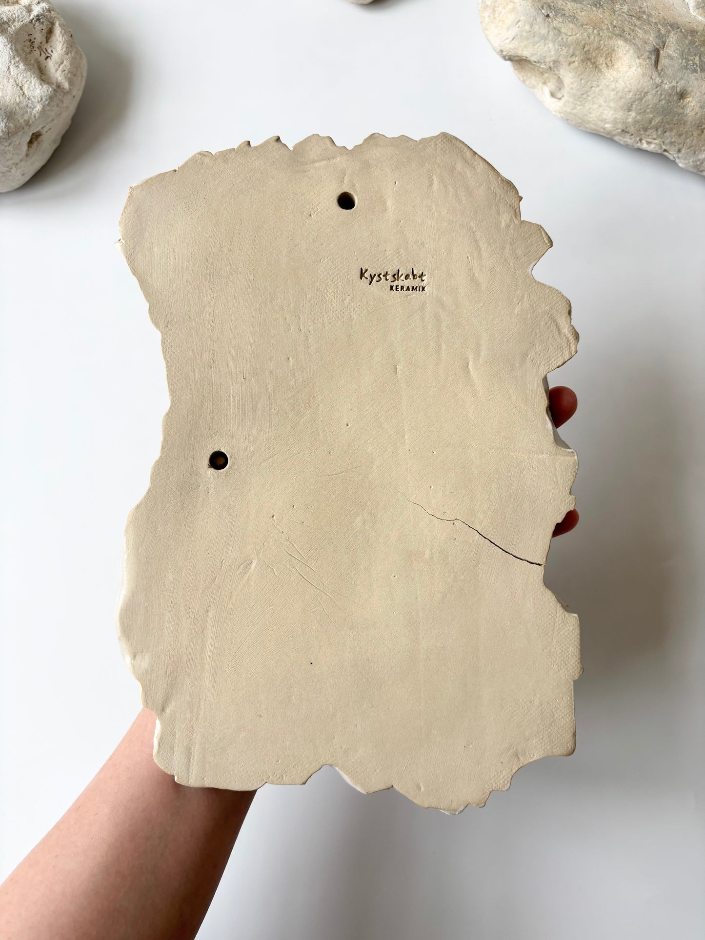 Vægophæng 053 - Muslingefossil - 2. sortering (læs beskrivelse)